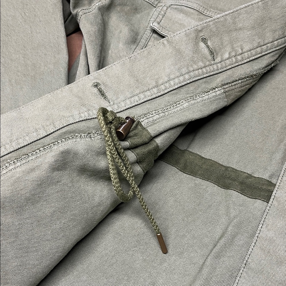 Loft Women's Green Utility Jacket Large - image 7